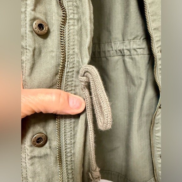 Merona Olive Green Military Jacket with Patches - Picture 5 of 10